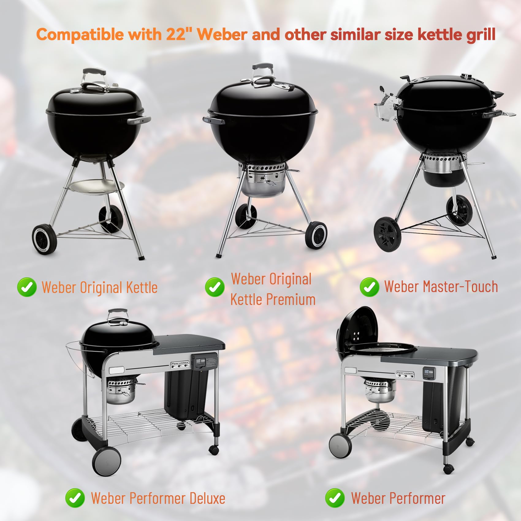 Kit Girarrosto A Batteria Per BBQ - Acciaio Inox, Universale, Con Forchette E Bastoni - Foto 3