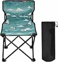 Amazon.com: J JOYSAY Blue Wave Sailboats Portable Camping