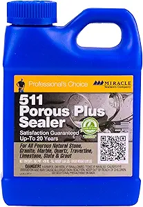 Miracle Sealants PLUSPT6 511 Porous Plus Penetrating Sealers, Pint, Clear, 16 Fl Oz
