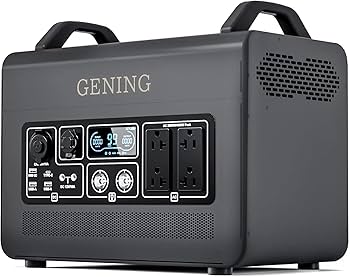Amazon.co.jp: GENING ポータブル電源 2000 蓄電池 400000mAh