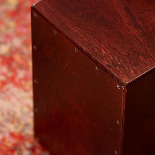 Vista 29 de Jam Cajon - Caja de tambor con caja y tono bajo para música acústica, fabricado en Europa, madera de abedul báltico, toca con tus manos, 2 años
