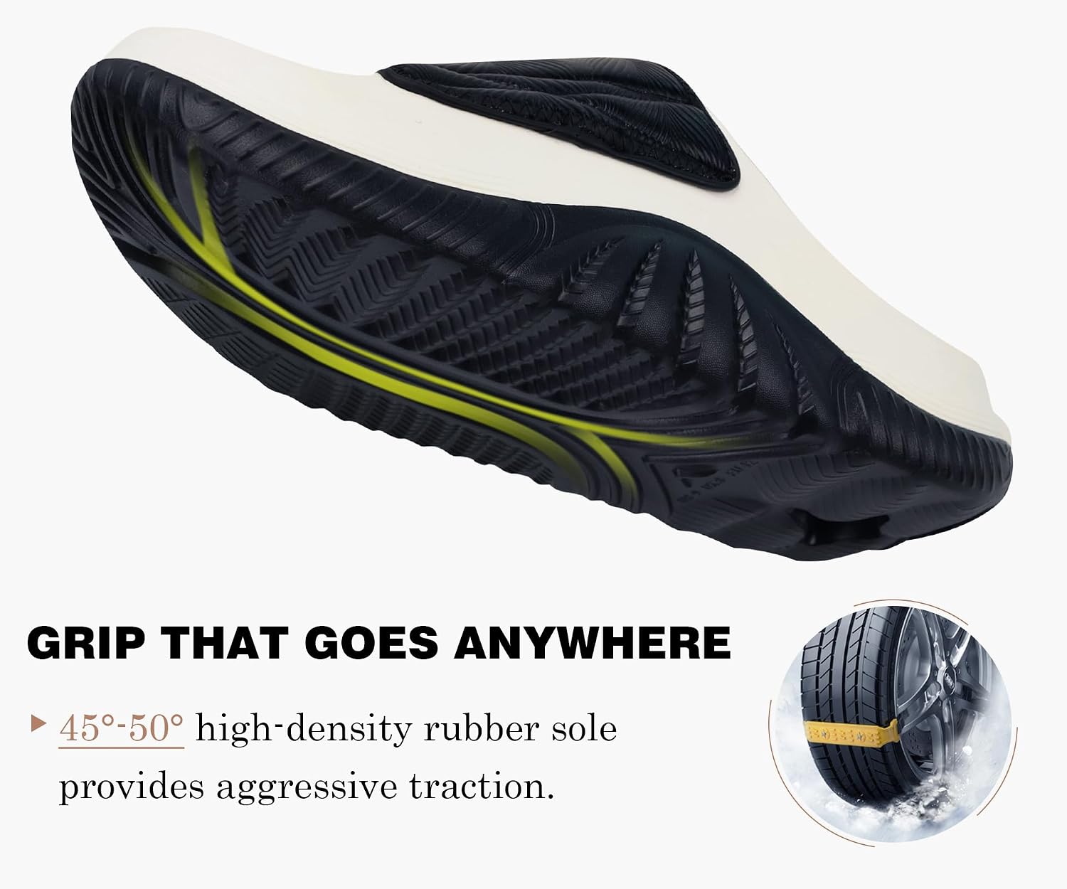 COFACE Mens Recovery Sandals Man Orthopedic Plantar Fasciitis Walking Outdoor Slides for Men Comfort Adjustable Thick Cushioned Orthotic Size 7-15