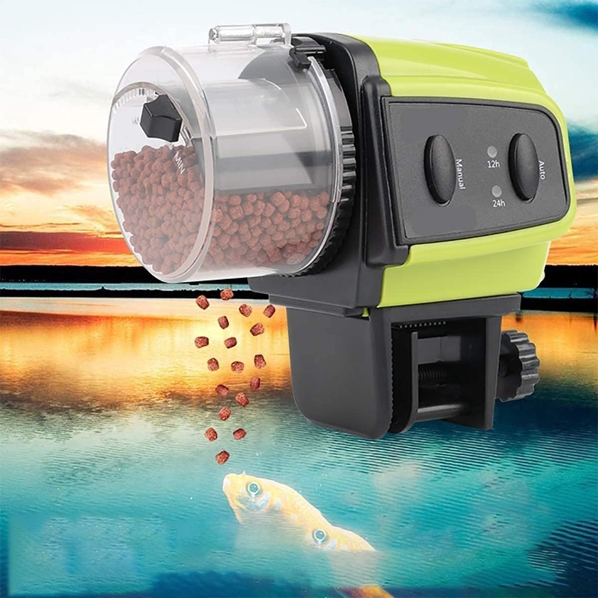 Fish Feeder Automatic Fish Feeder Vacation Aquarium Auto Fish Food Dispenser Tank Feeder Timer for Aquarium Fish Tank