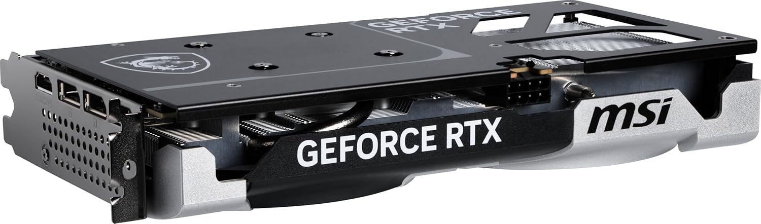 MSI NVIDIA GeForce RTX 5060 Ti 16G Shadow 2X OC Graphics Card - 16GB GDDR7 (28 GB/s /192 Bits), PCIe 5.0 - Dual Fan (2 x STORMFORCE Fans), HDMI 2.1b, DisplayPort 2.1b