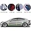 BASENOR Tesla Model 3 Model Y Model S Door Seal Kit Soundproof Rubber Weather Draft Seal Strip Wind Noise Reduction Kit 2016-
