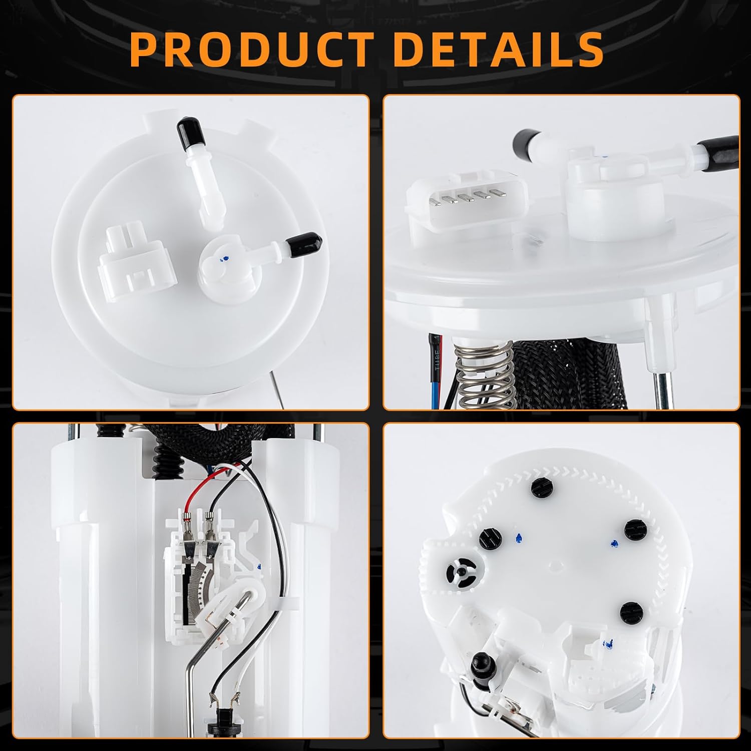 Electric Fuel Pump Assembly Compatible With Nissan Altima 2007-2012 V6 3.5L Altima 2007-2013 L4 2.5L Maxima 2009-2014 V6 3.5L Replaces FG0986 P76400M SP4010M