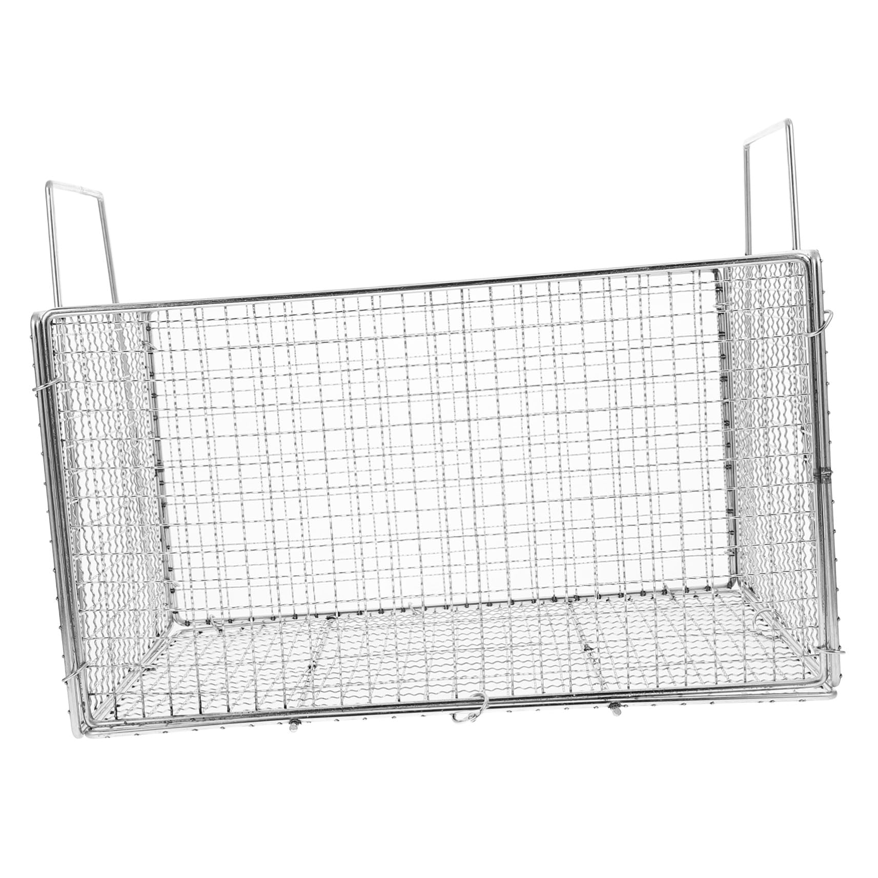 Alipis Cestino Pieghevole per Frittura in Acciaio Inox, Scolatura Dell’Olio e Lavaggio Verdure, Facile da Pulire, per Cucina, 1 Pezzo