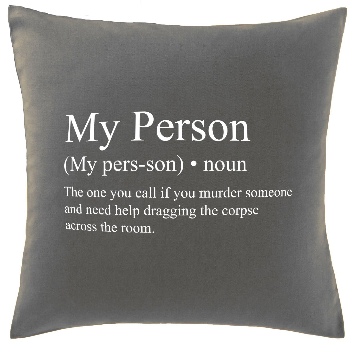 Hippowarehouse My Person Printed bedroom accessory cushion cover case 41x41cm