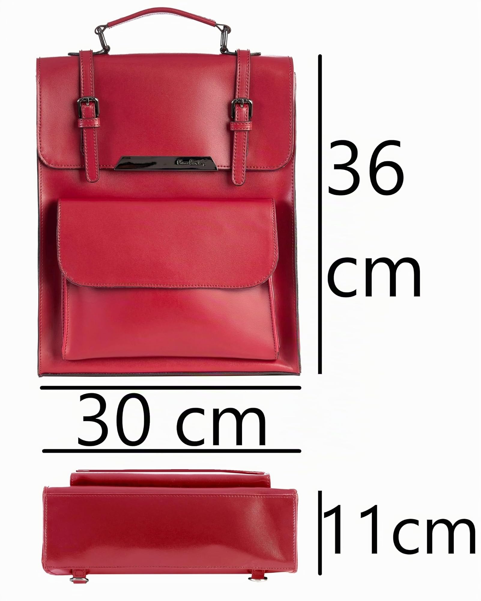 Pierre Cardin Zaino donna, Vera Pelle,grande,Shopper,A Spalla,Multifunzione,Elegante,Borsa da Donna,Shopper,A Spalla,Multifunzione,Borse Donna,a spalla