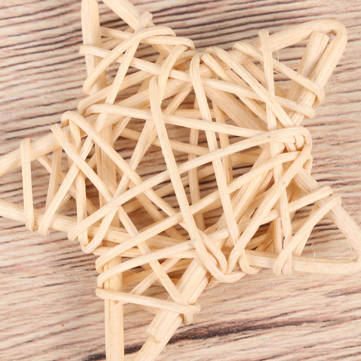 POPETPOP Rabbit Chew Toy 12 Pcs Willow Balls Pentagram Star for Guinea Pigs Bunnies Chinchillas - Image 3