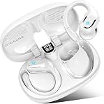 Wireless Earbuds, Bluetooth 5.4 Headphones Sport, 75H Stereo Ear Buds, Bluetooth Earbuds with 4 ENC Noise Canceling Mic, IP7 Waterproof Earphone with Earhooks, Dual LED Display, for Running/Workout