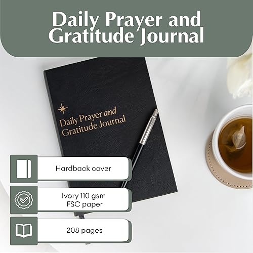 Miniatura 10 de Diario diario cristiano de oración y gratitud, planificador diario, afirmaciones bíblicas, solicitudes de oración, diario de oración, diario bíblico