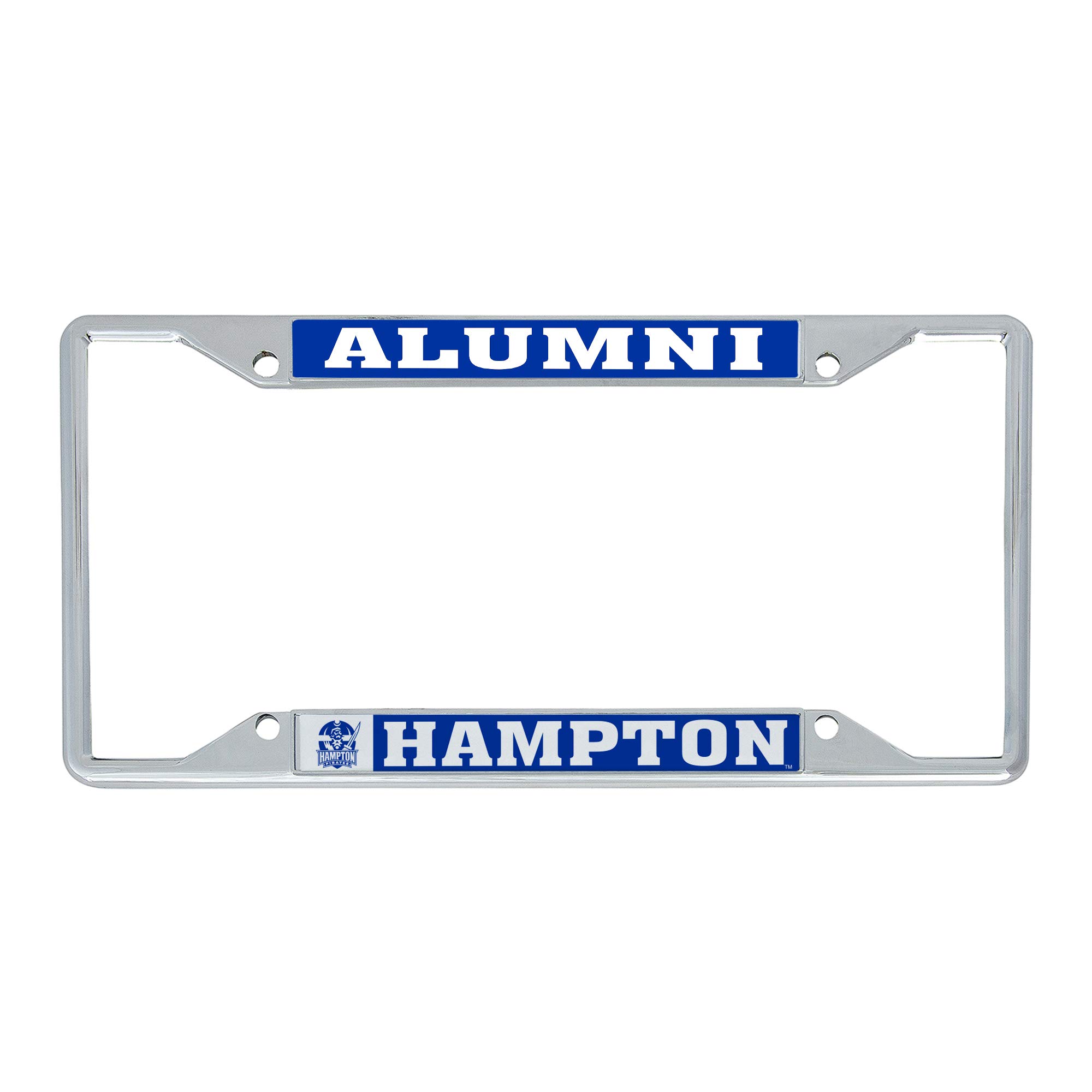 Desert CactusHampton University License Plate Frame HBCU Virginia Pirates Metal Car Tag Holder for Front or Back of Car Officially Licensed (Alumni)