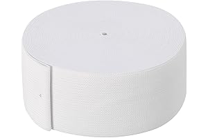 EBOOT Elastic Spool (2 Inch x 11 Yard, White)