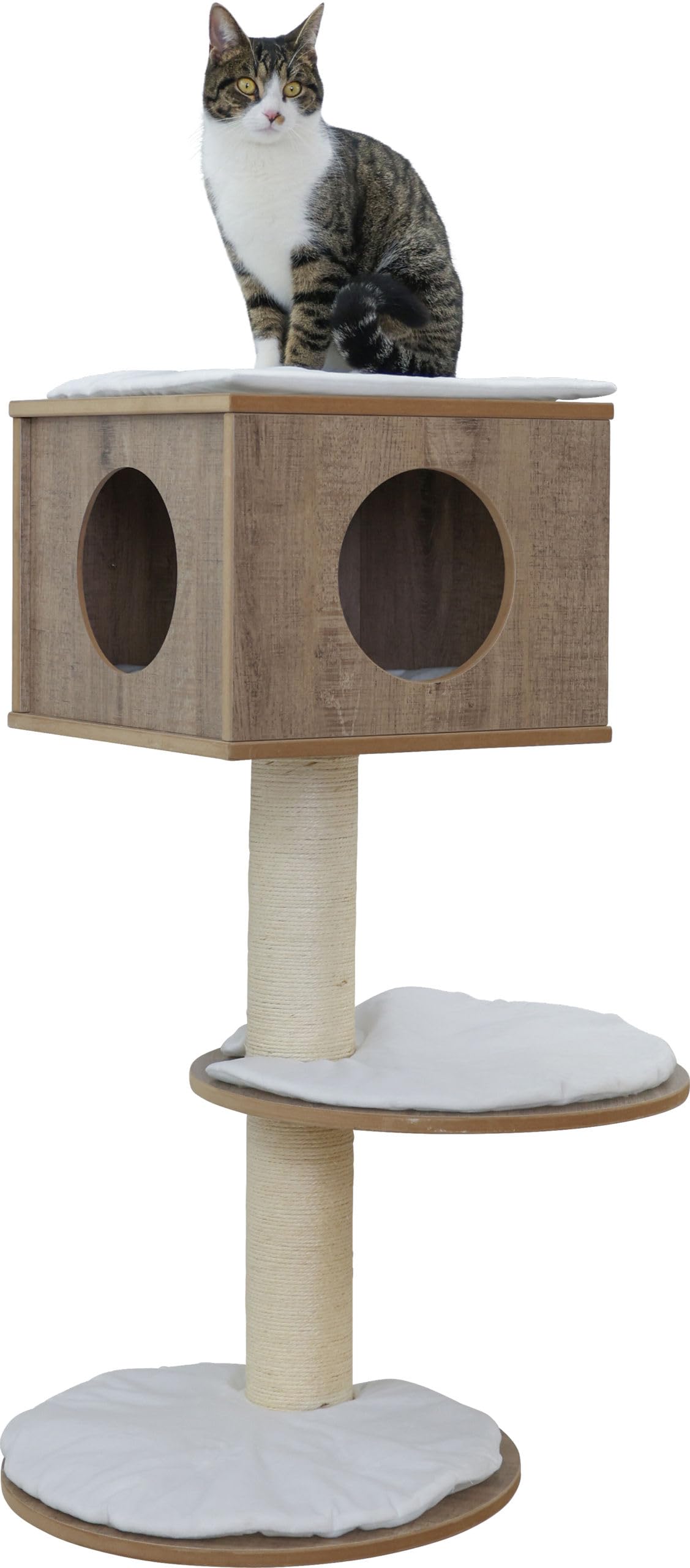 Kerbl Pet Muur krabpaal Dinari Light, 45x45x106cm, bruin/wit Kerbl Pet