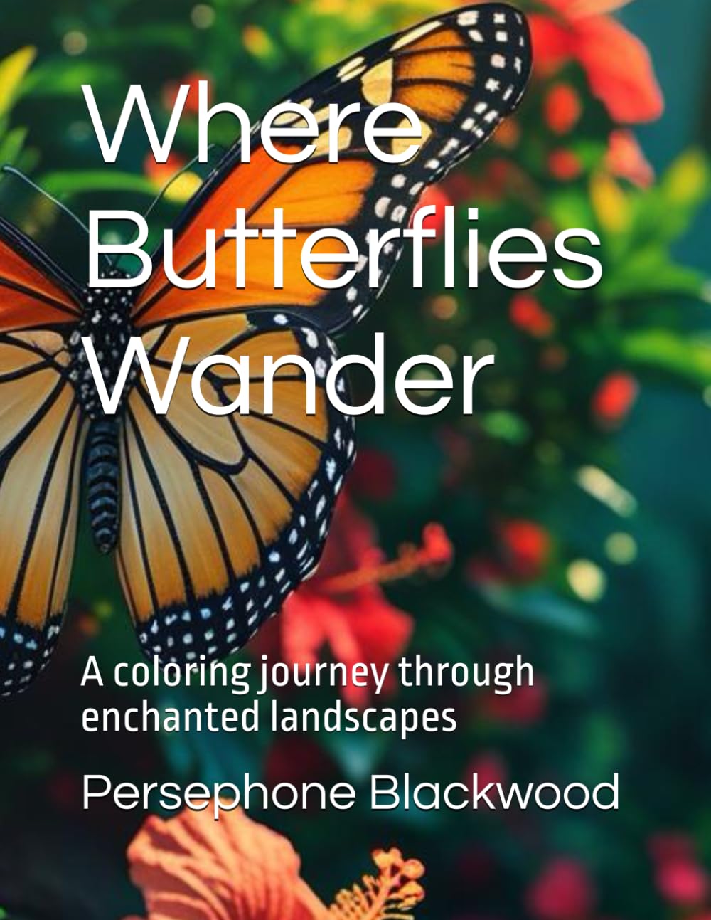 Where Butterflies Wander: A coloring journey through enchanted landscapes