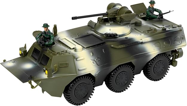 WORLD PEACEKEEPERS from Peterkin | 38cm Infantry Fighting Vehicle (IFV) with moving gun turret, 6 personnel positions and military figures | 1:18 Scale | Action Figures & Accessories | Ages 3+