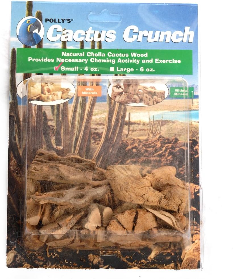 Polly's Cactus Crunch Bird Chew Toy, Small