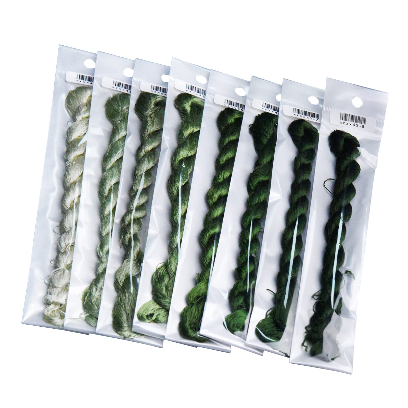MINGGUXIUYI Natural 100% Silk Thread Handmade Embroidery Thread Floss (45) - Image 4