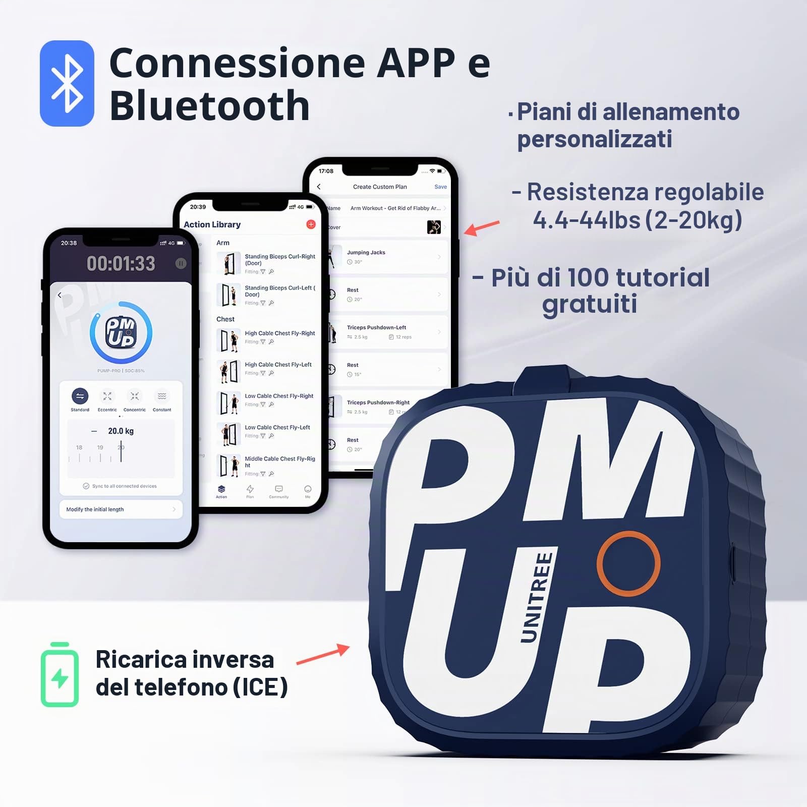 Unitree Fitness Pump Pro Attrezzatura per l'allenamento a casa