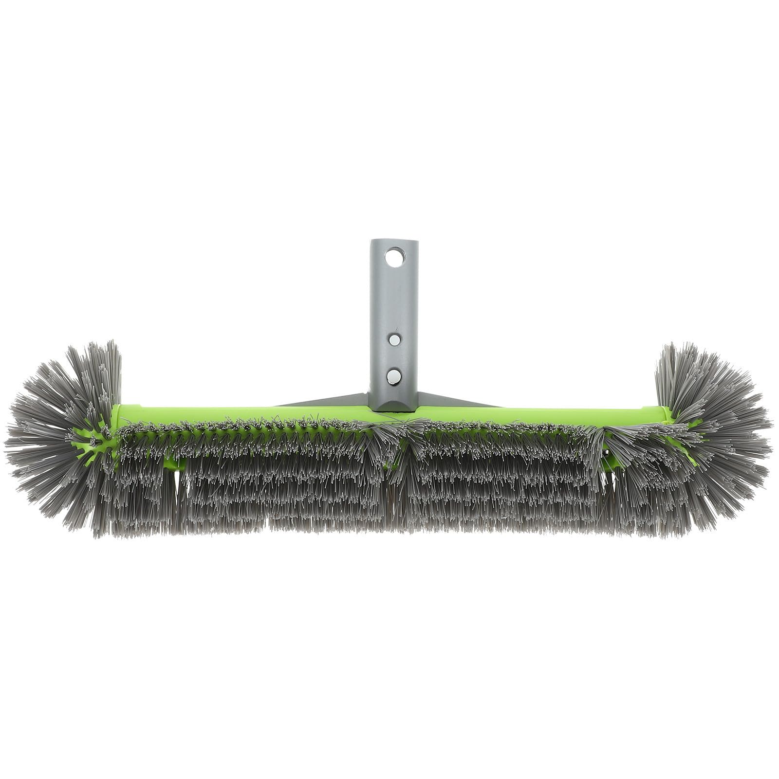 Brosse de nettoyage de piscine robuste en alu et plastique rigide