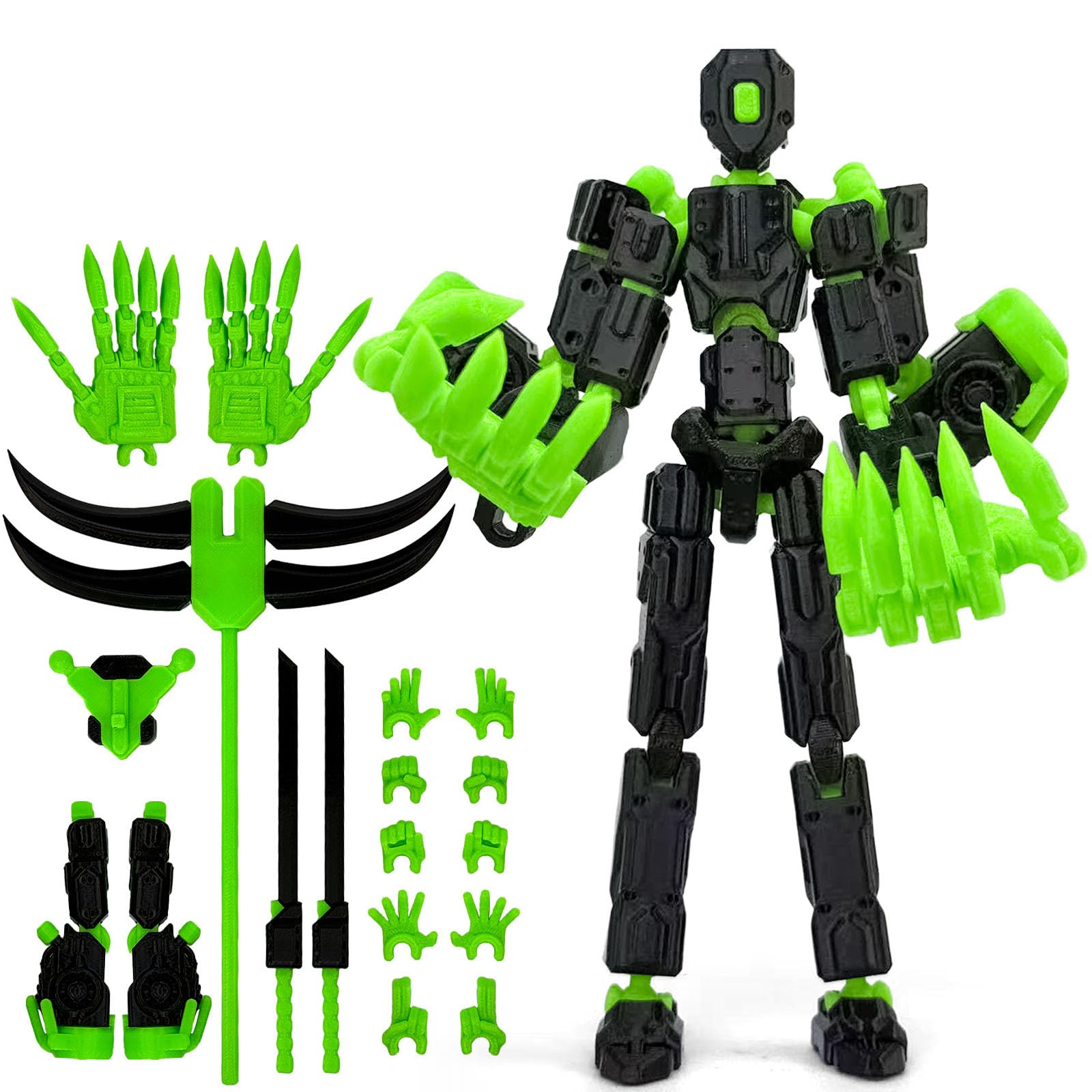 Son and daughter 2点set Amazon.com: T13 Assembly Completed Action Figure, T13 Multi