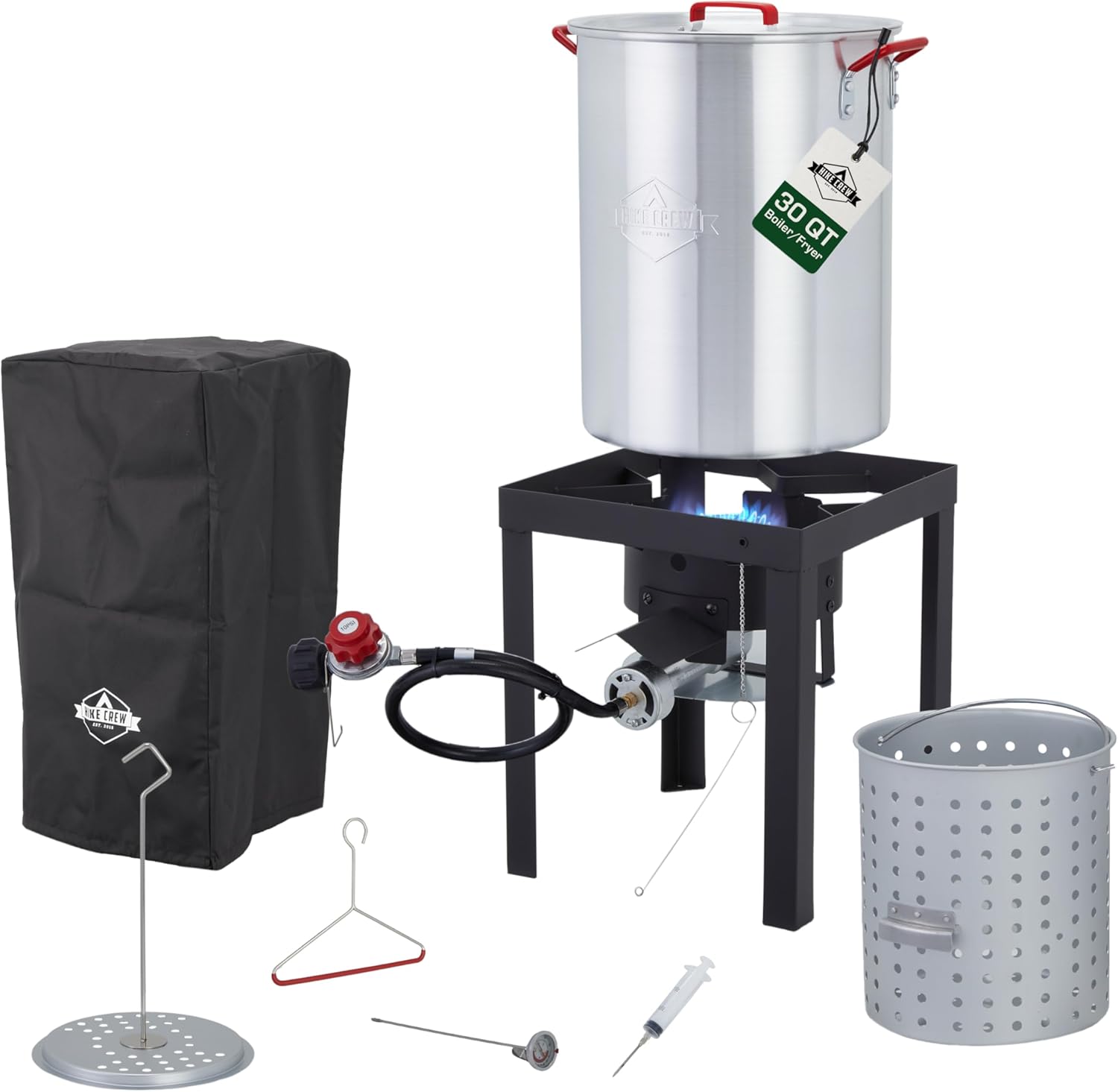 Hike Crew Outdoor Turkey Fryer Kit Complete Kit for