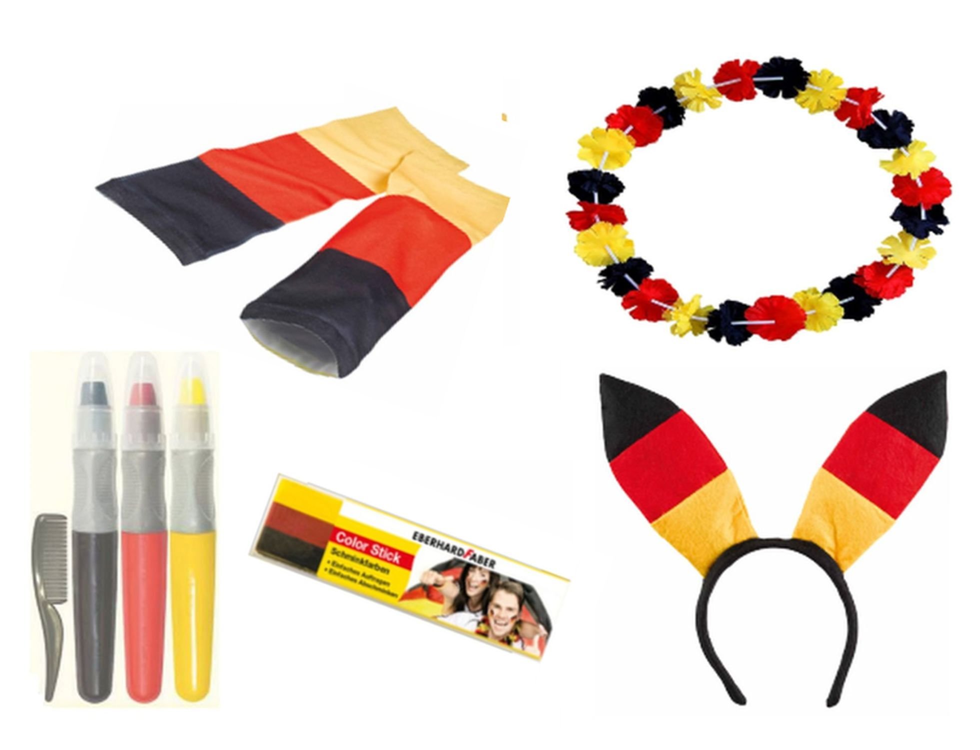 IDENA XXL Germany Football World Cup Fan Set