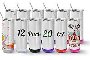 Sublime Sound Spectrum: AGH 12-Pack Speaker Sublimation Tumblers