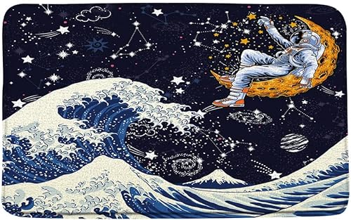 Miniatura 10 de GCTNBJL Tapete de baño de Halloween con diseño de calavera de bruja, murciélago espeluznante, alquimia gótica, tablero de ouija mágica, hongo