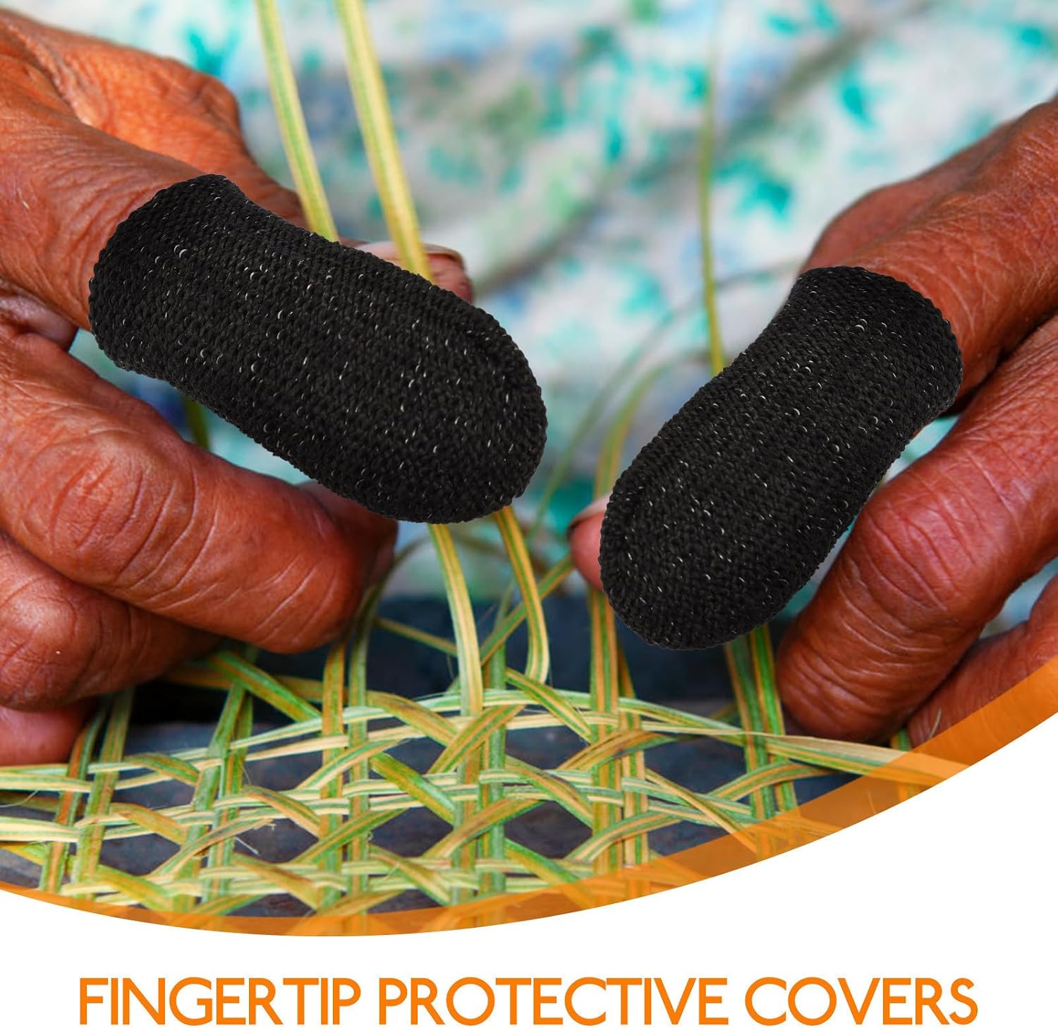 BESPORTBLE 20pcs DIY Finger Sleeve Protectors Made of Wear-Resistant Hppe Material, Lightweight and Breathable Finger Cots for Handicraft and Garden Use
