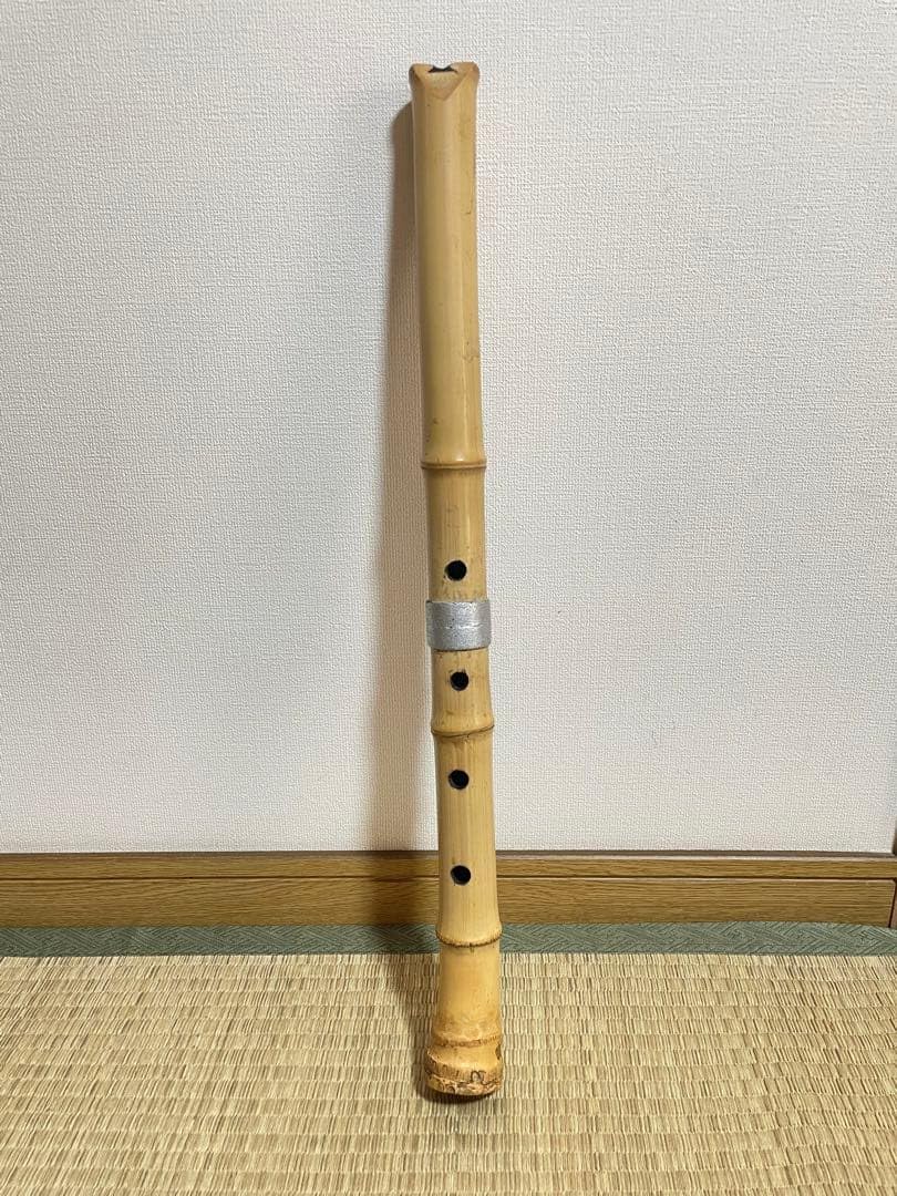 尺八 竹製 5穴 星型