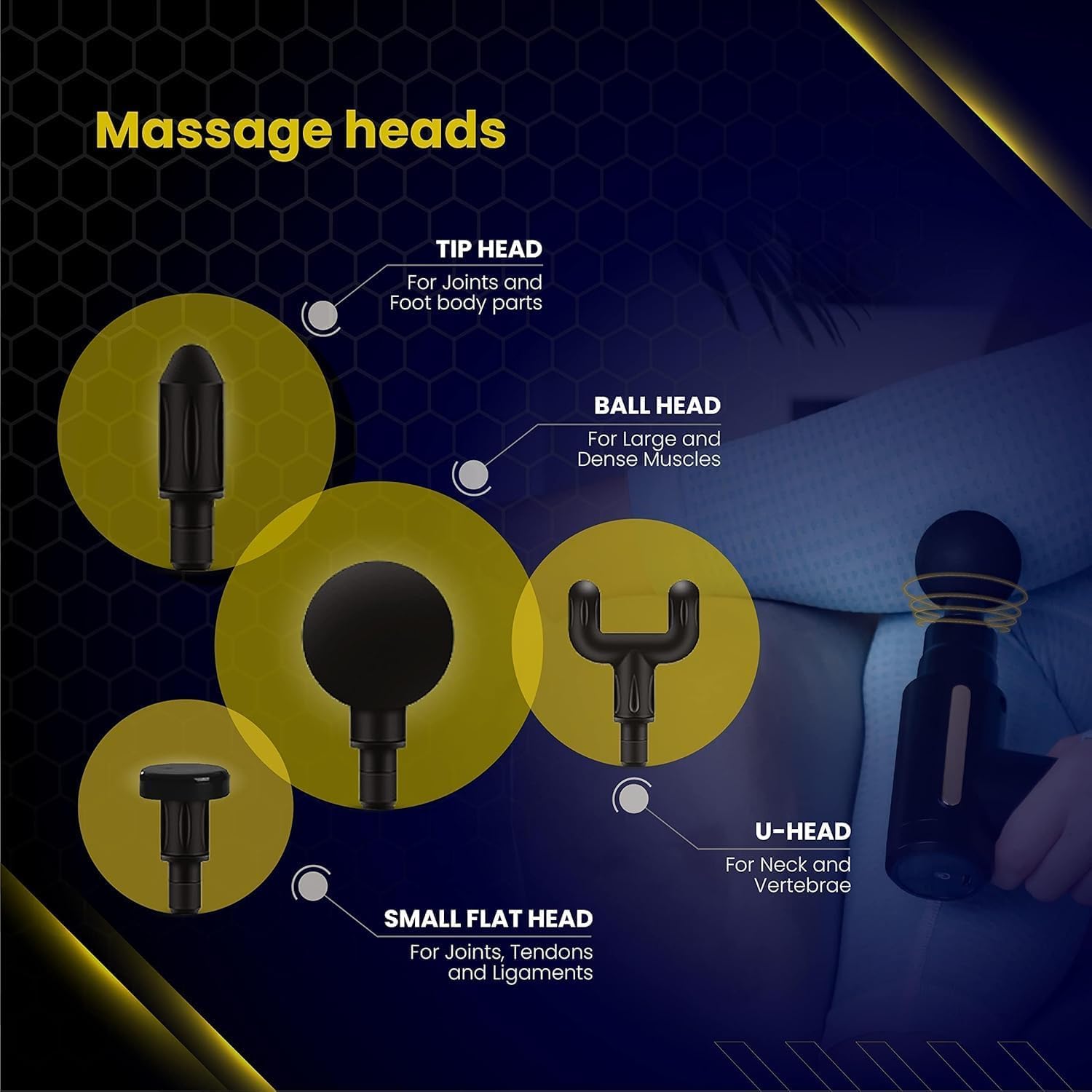 Massage Gun Machine for Pain Relief Portable Deep Tissue Massage, Facial Gun, Muscle Massager Tool for Full Body Pain Relief, Neck/Back/Legs Full Body Massager Massage Gun Machine for Pain Relief Portable Deep Tissue Massage, Facial Gun, Muscle Massager Tool for Full Body Pain Relief, Neck/Back/Legs Full Body Massager