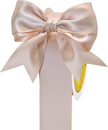 Miniatura 979 de Cinta de satén verde esmeralda de doble cara de 1-1/2 pulgadas x 50 yardas, cinta de poliéster verde esmeralda para envolver regalos, muy adecuada