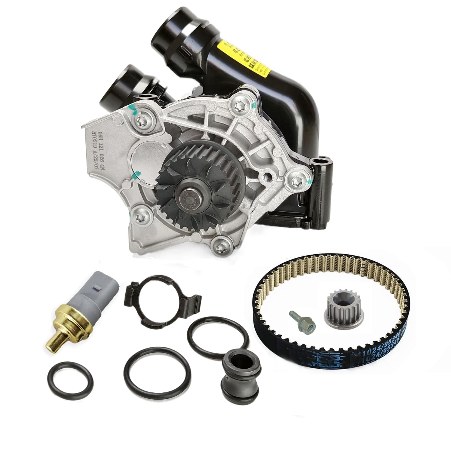 Motor Wasserpumpe mit Zahnriemen Kompatibel mit Jetta 06H121026CQ