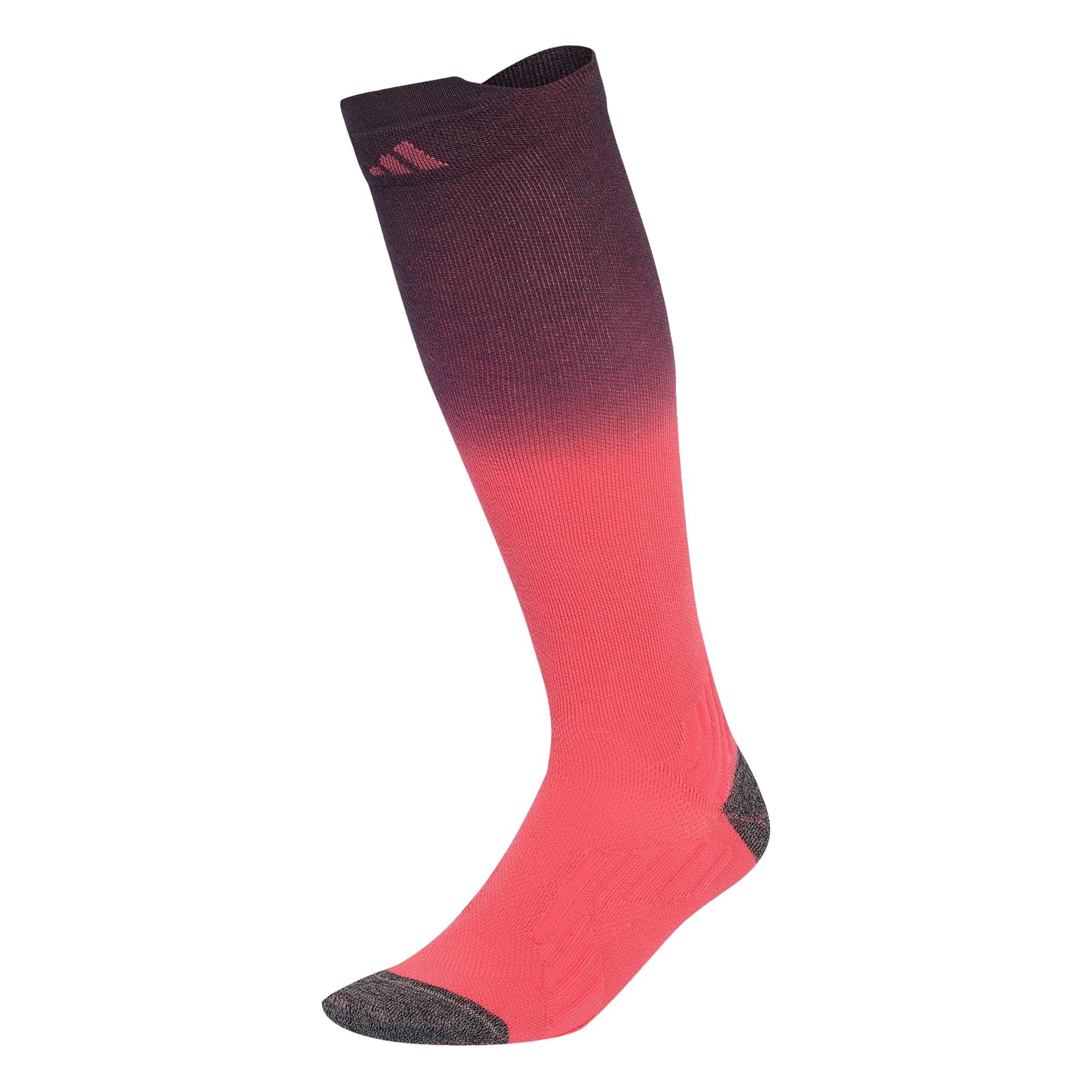 adidas Unisex Running Comfy Calf Sock Dipdye Socks, Pure Turbo/Pure Turbo, L