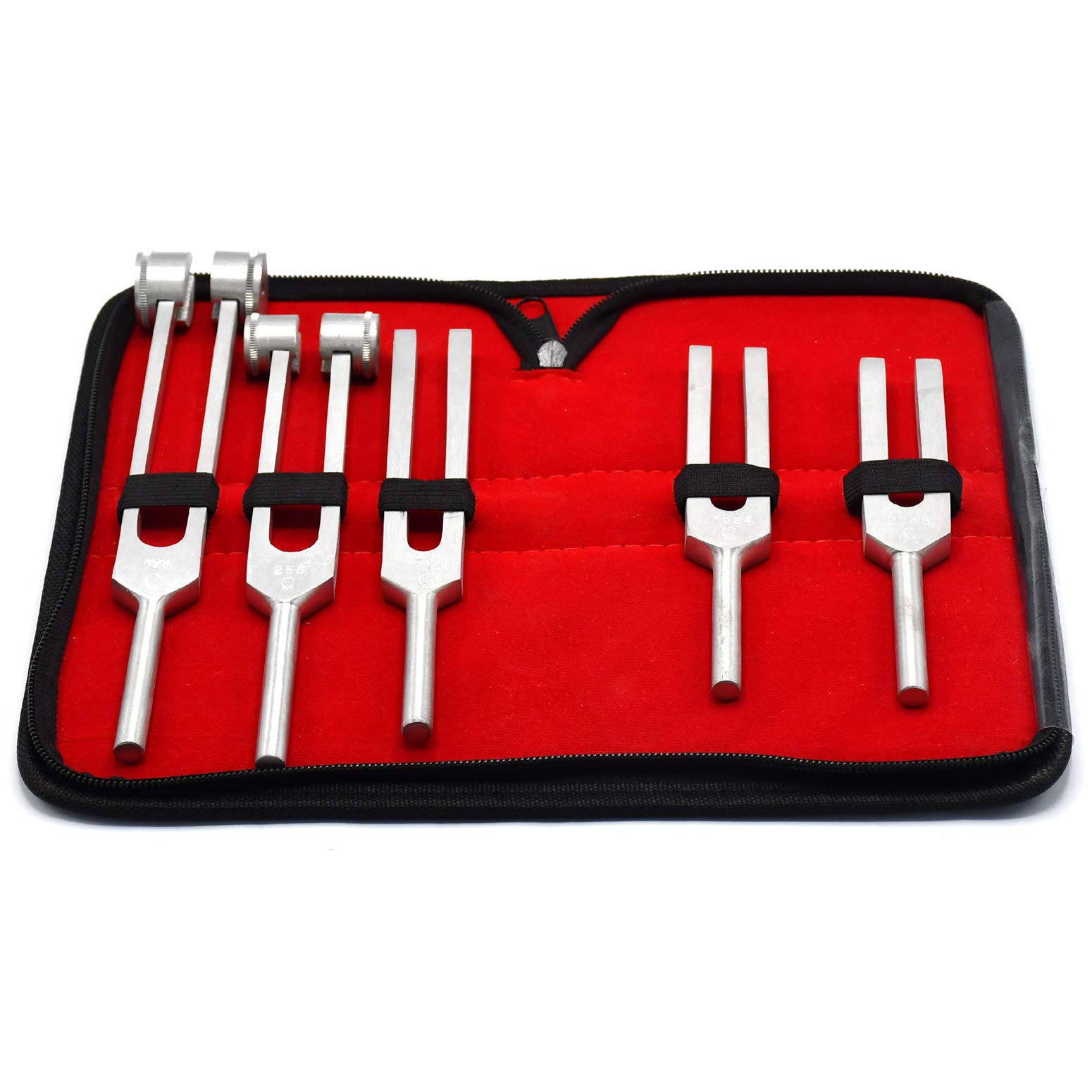AAPROTOOLS PREMIUM GRADE 5 TUNING FORKS SET CHIROPRACTIC PHYSICAL DIAGNOSTIC INSTRUMENTS A+ QUALITY