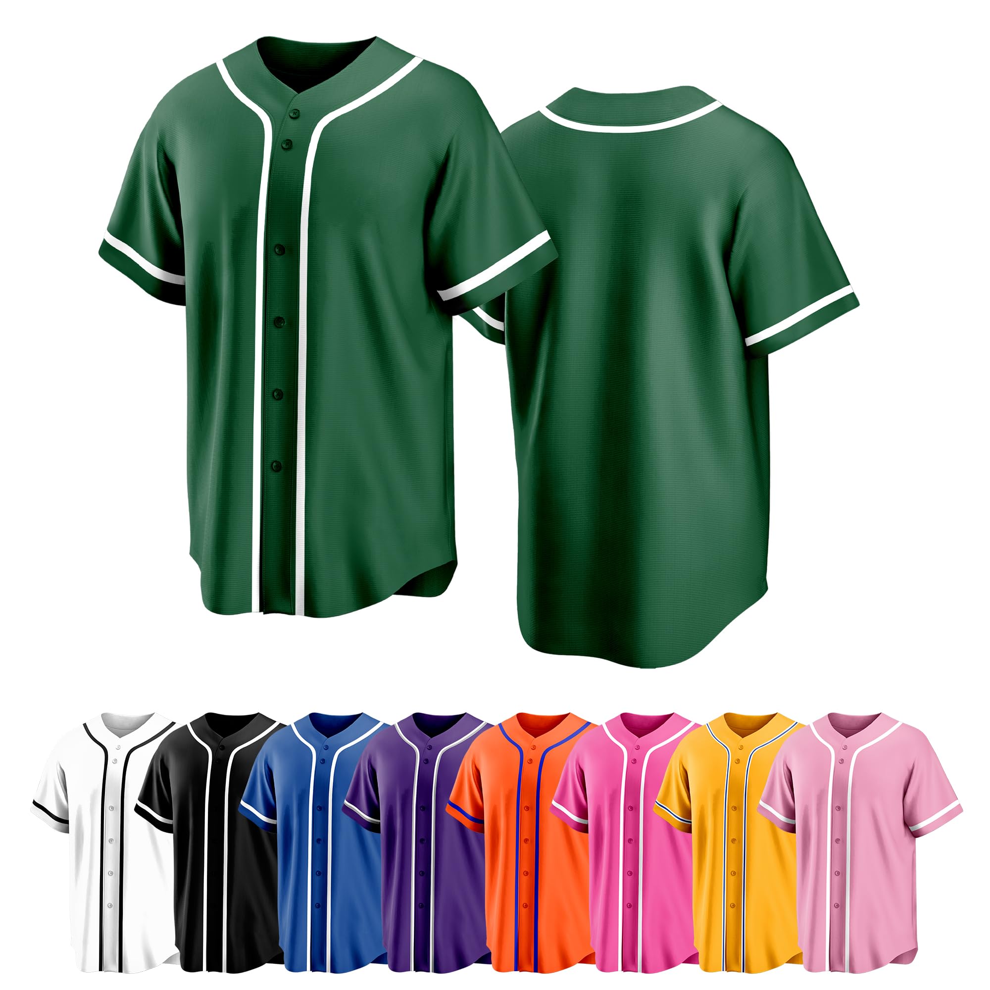 HMBGRFKK Blank Baseball Jersey - softball | Mubboo
