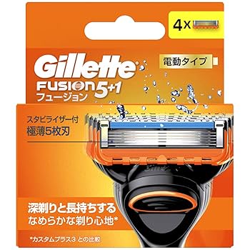 Amazon.co.jp: Gillette ジレット フュージョン 電動タイプ 替刃