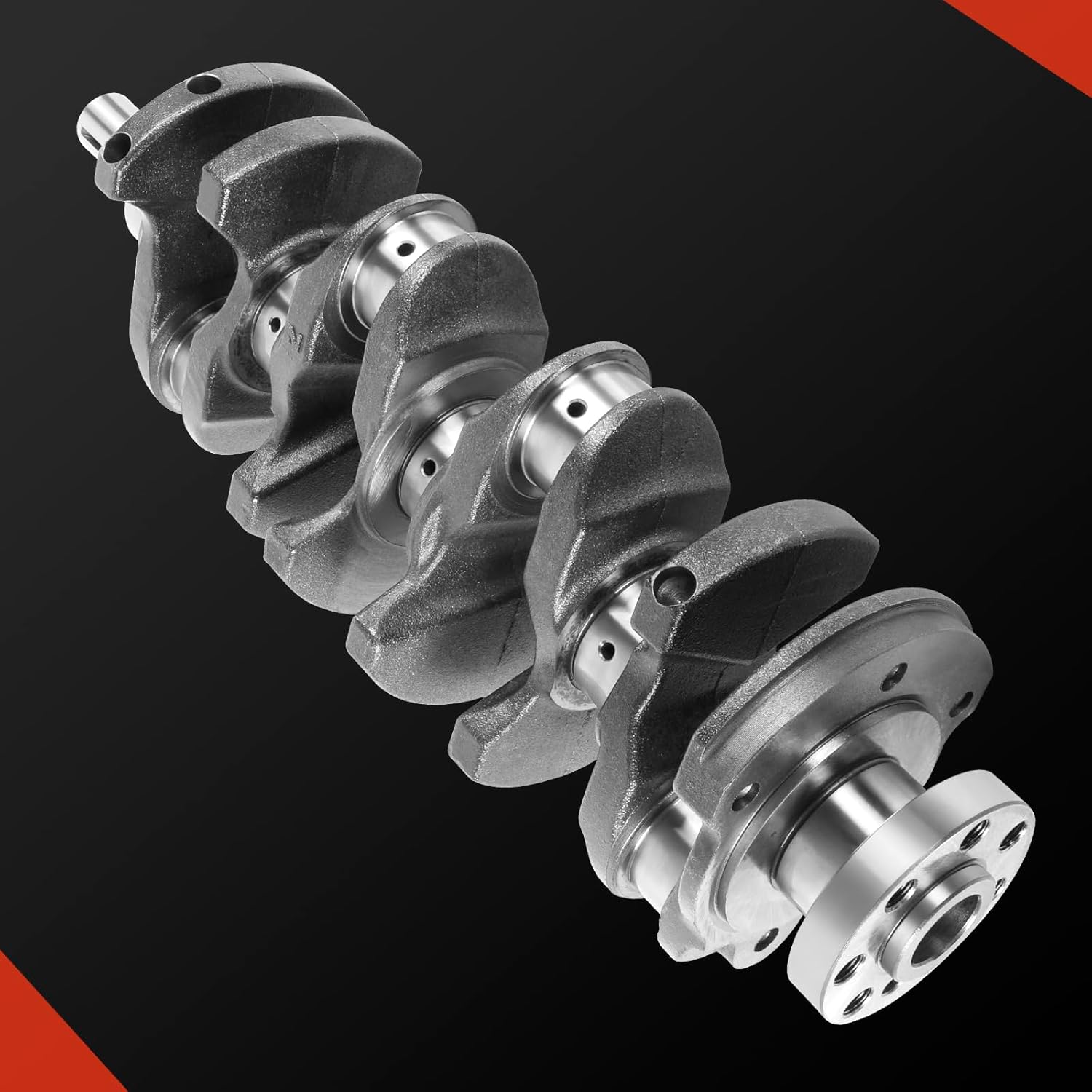 Engine Crankshaft and Bearings kit Compatible with Hyundai Santa Fe Sonata Tucson Kia Optima Sorento Sportage 2.4L, Replace 23111-2G200 23111-2G230