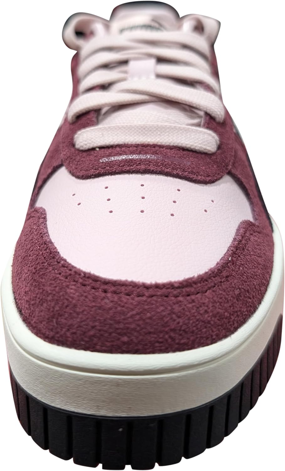 PUMA Womens Carina Street Suede Platform Sneakers Shoes Casual - Pink