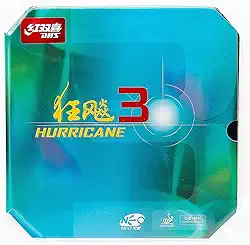 BestParts DHS NEO Hurricane 3 Folha de borracha de tênis de mesa de borracha de pingue-pongue, 2,2 mm