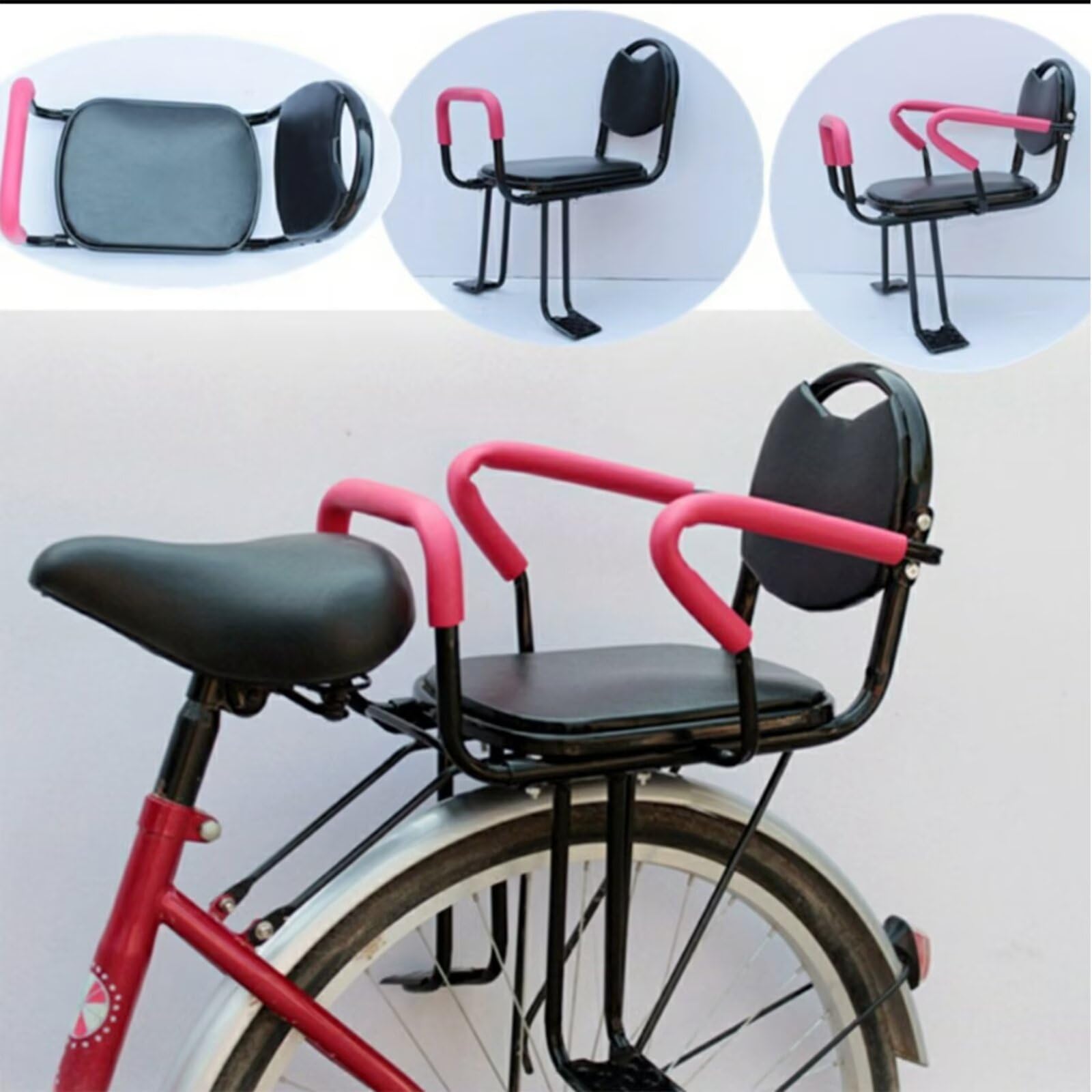 Fahrrad Elektrofahrrad Hinten Kindersitz Mountainbike Fahrrad Baby Kindersitz mit hoher Barriere