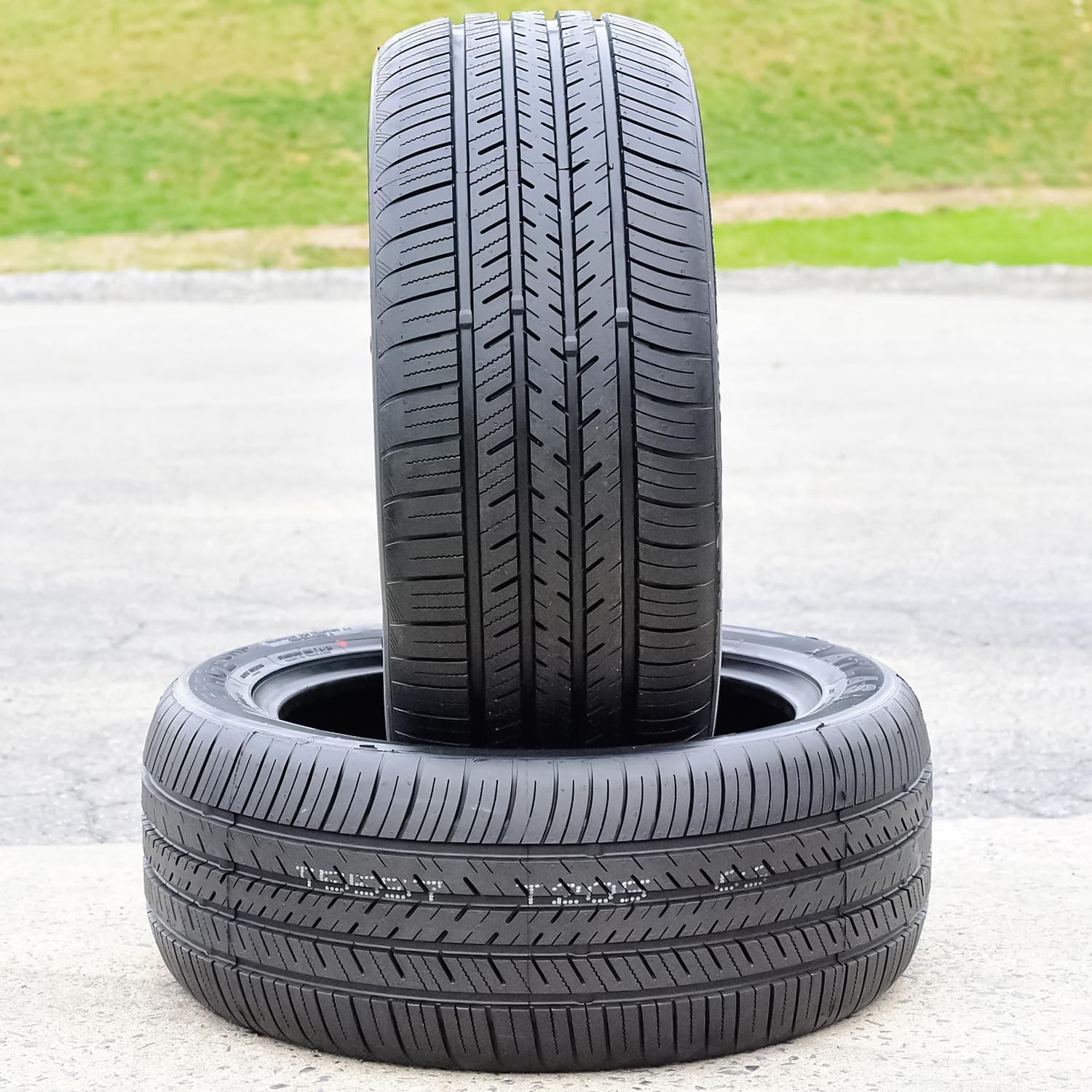 Set of 2 (TWO) Atlas Force UHP All-Season Passenger Car High Performance Radial Tires-205/35R18 205/35/18 205/35-18 81W Load Range XL 4-Ply BSW Black Side Wall UTQG 520AAA