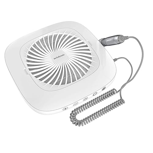 Miniatura 2 de MelodySusie Taladro de uñas 2 en 1 con colector de polvo de uñas, máquina profesional de 30000 rpm, perforadora de uñas eléctrica con colector de