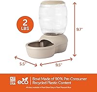 Vista 2 de Petmate Comedero automático para gatos y perros Replendish 4, el color puede variar, 2 libras