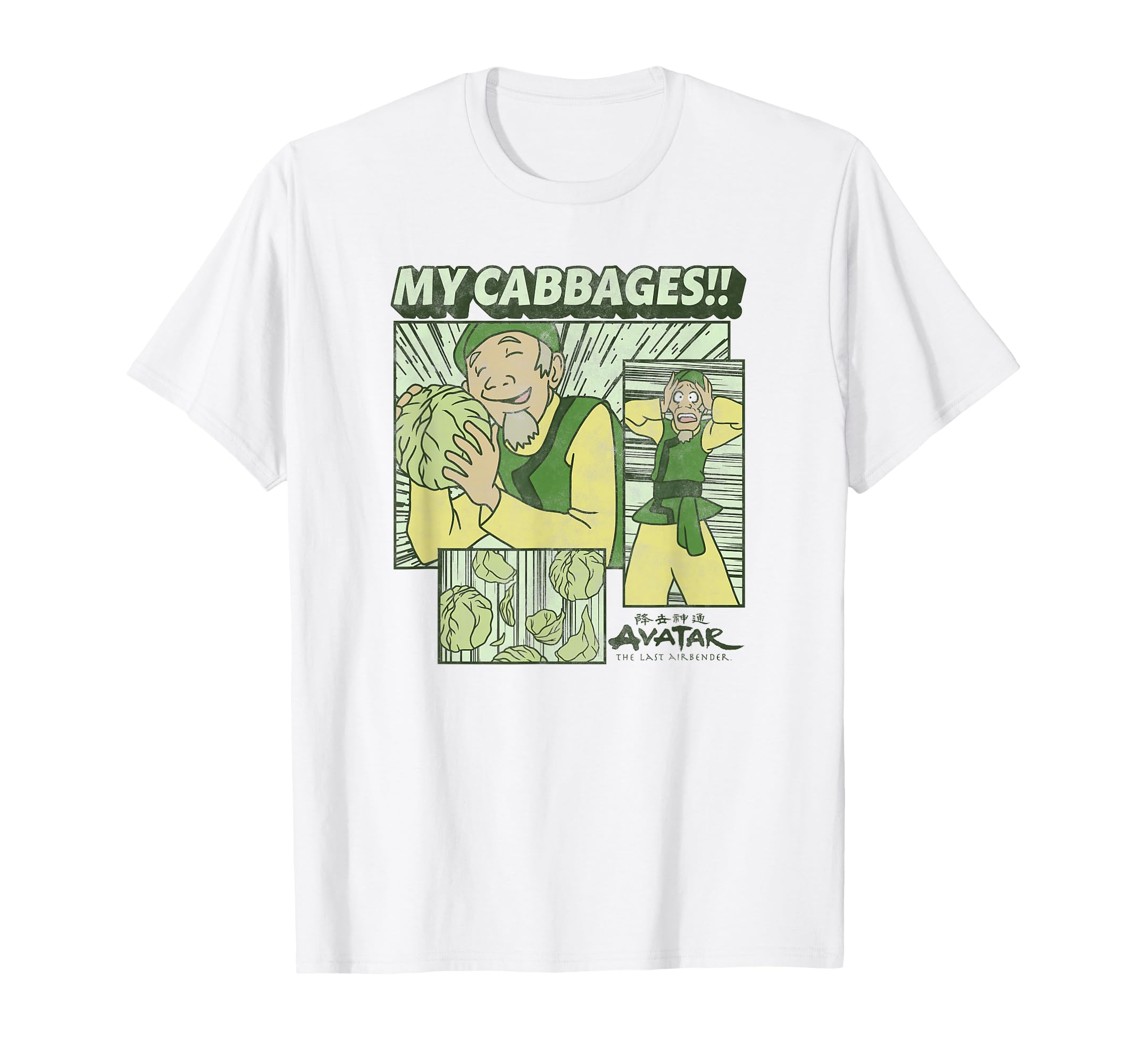 Avatar: The Last Airbender Cabbage Merchant Panels T-Shirt