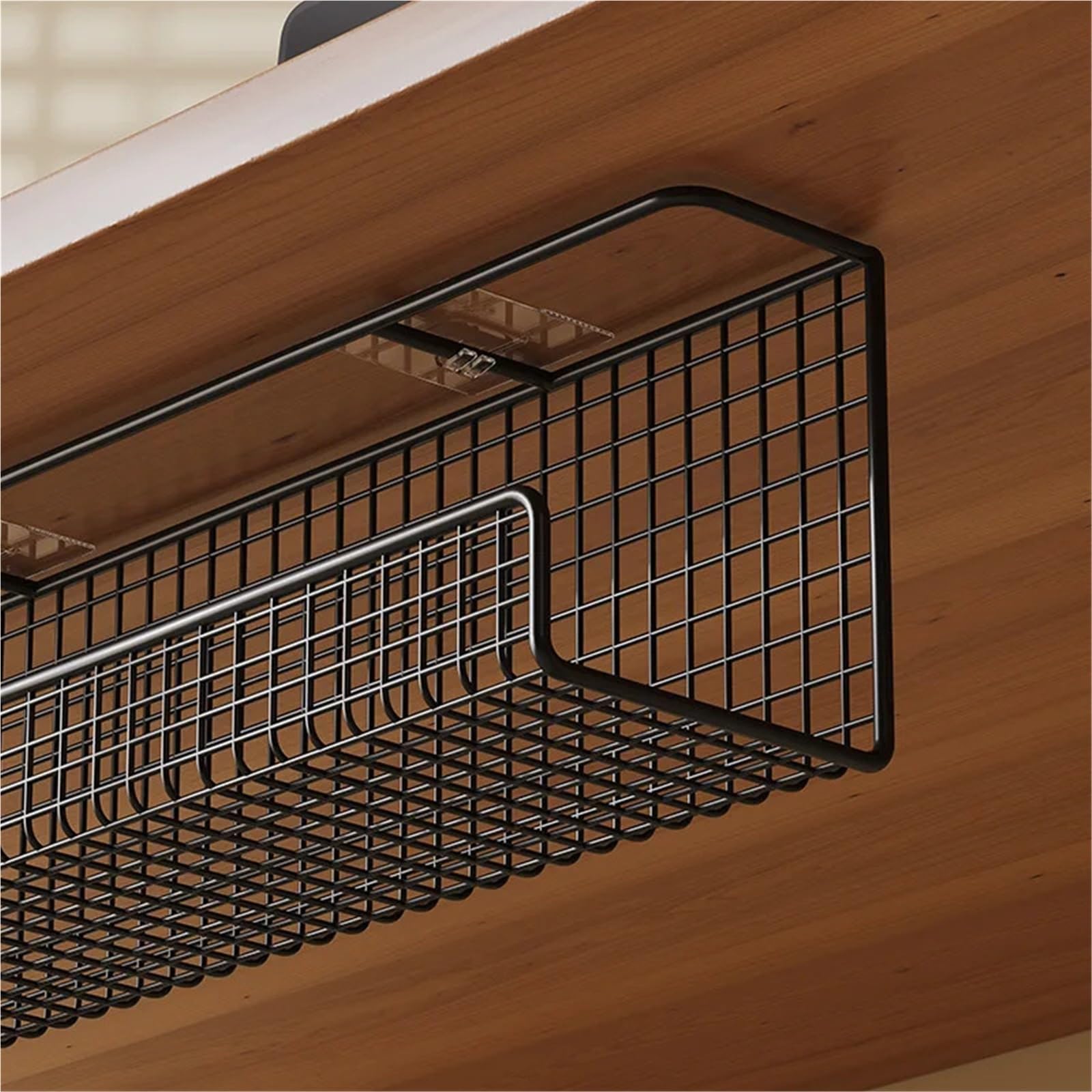 Kabelmanagement-Tablett unter dem Schreibtisch, stanzfreier Stromtrog, Finishing-Box, Aufbewahrung von Kabelbuchsen, Kabel-Organizer Für Büro, Pc-Tischen