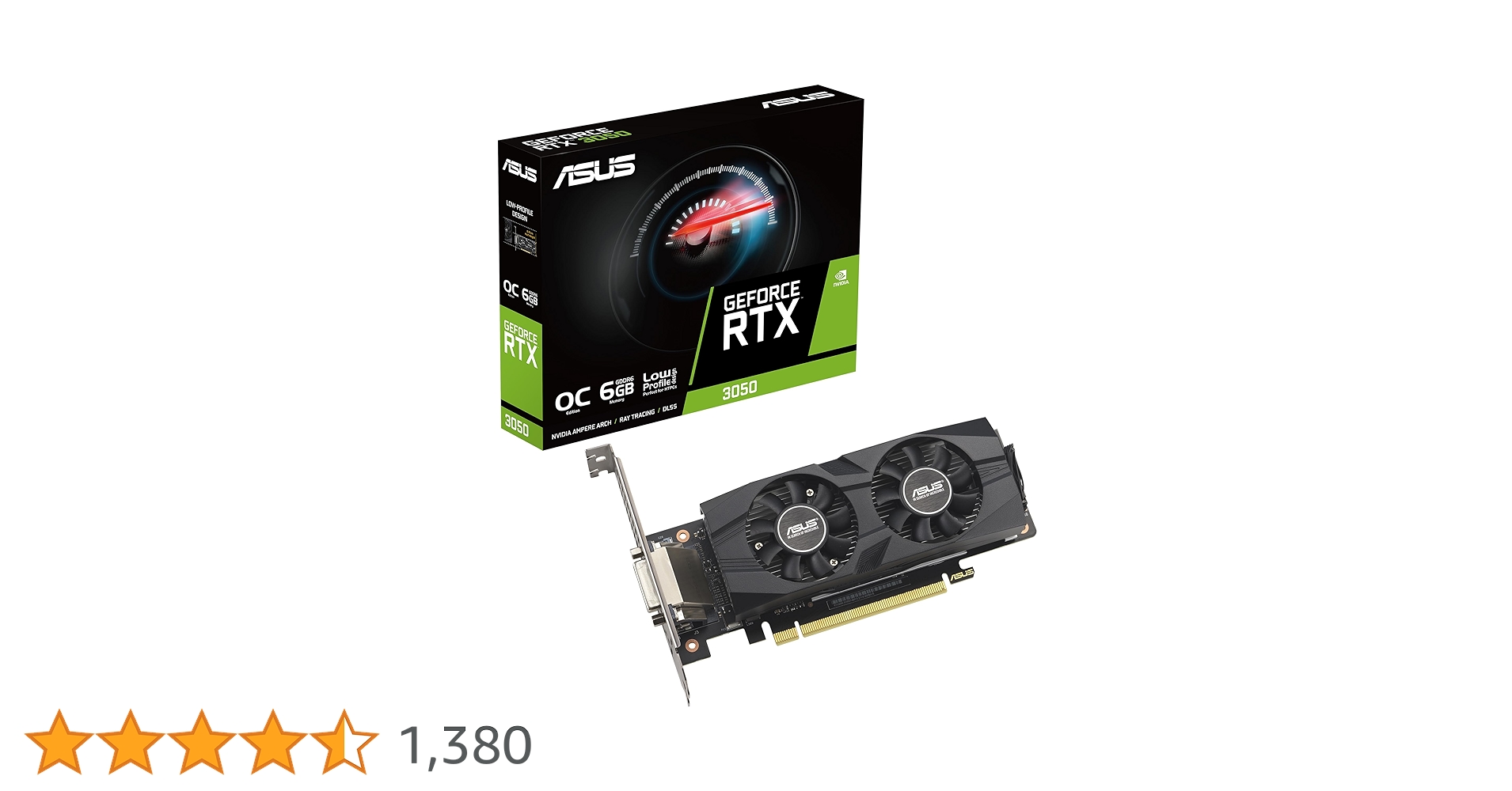 Amazon.in: Buy ASUS GeForce RTX™ 3050 LP BRK OC Edition 6GB