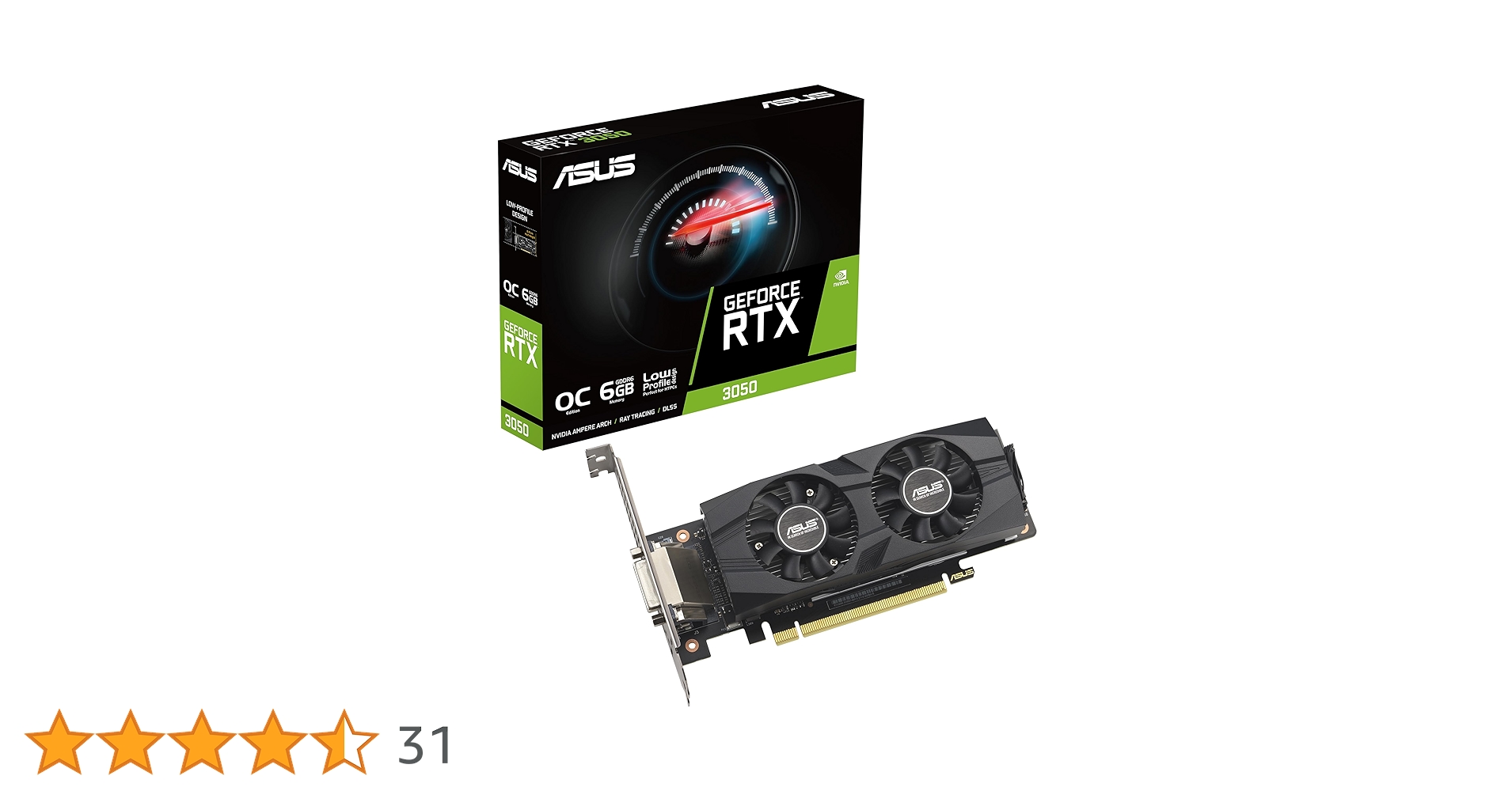 グラフィックボード・グラボ・ビデオカード ASUS Dual GeForce RTX3050 OC Edition 6GB ASUS Dual GeForce RTX™ 3050 OC Edition 6GB GDDR6